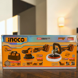 Kit Pulidoras Rotativas Para Automóvil 6 Velocidades Ingco