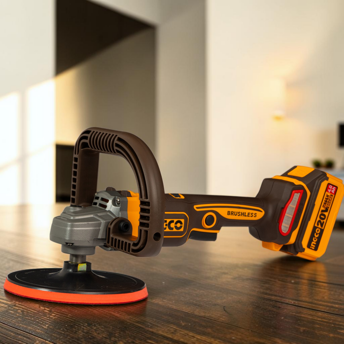 Kit Pulidoras Rotativas Para Automóvil 6 Velocidades Ingco