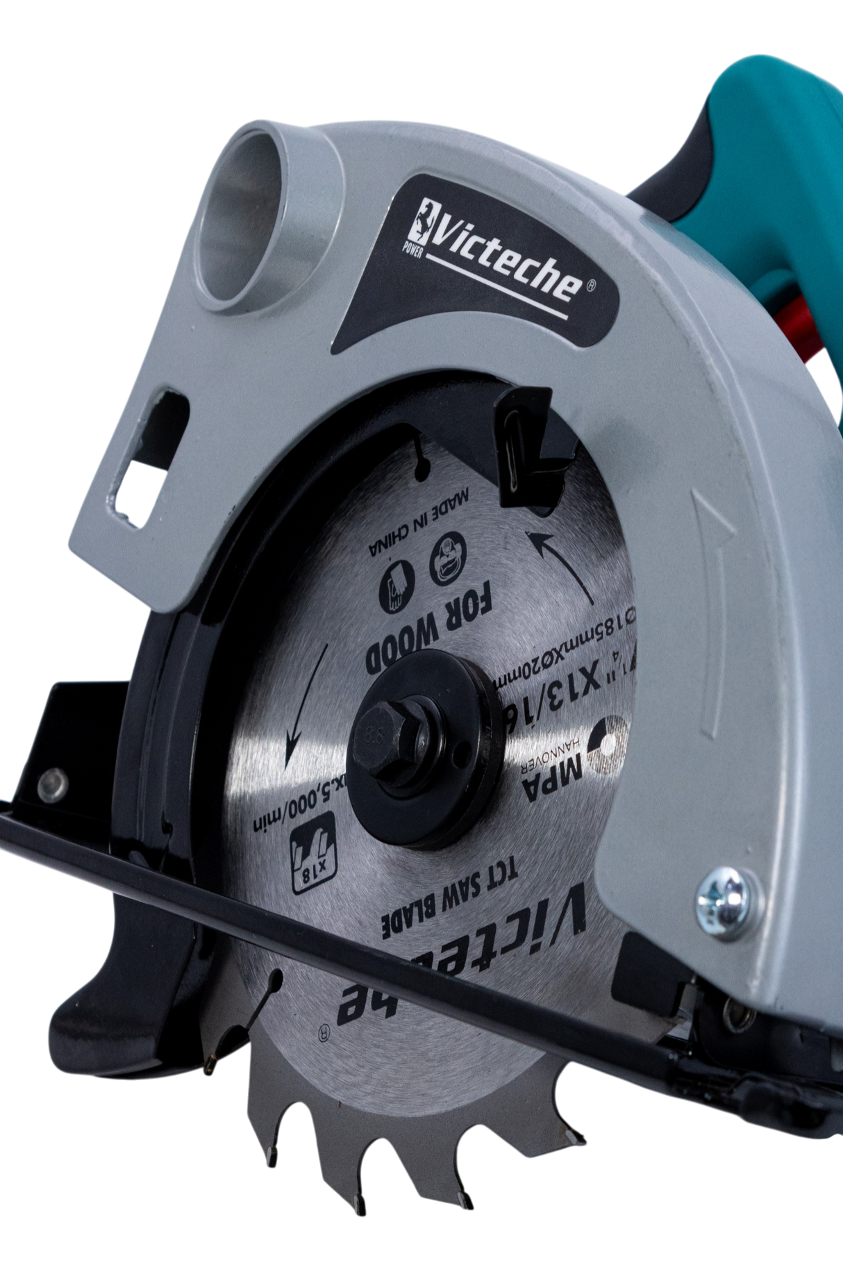 Sierra Circular 185mm 1600w 7 1/4 24 Dientes Victeche