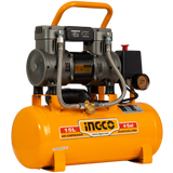 Compresor De Aire 15 Litros 1.5hp Sin Aceite Ingco