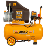 Compresor De Aire 24 Litros 2hp Sin Aceite Ingco