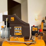 Compresor De Aire 24 Litros 2hp Sin Aceite Ingco
