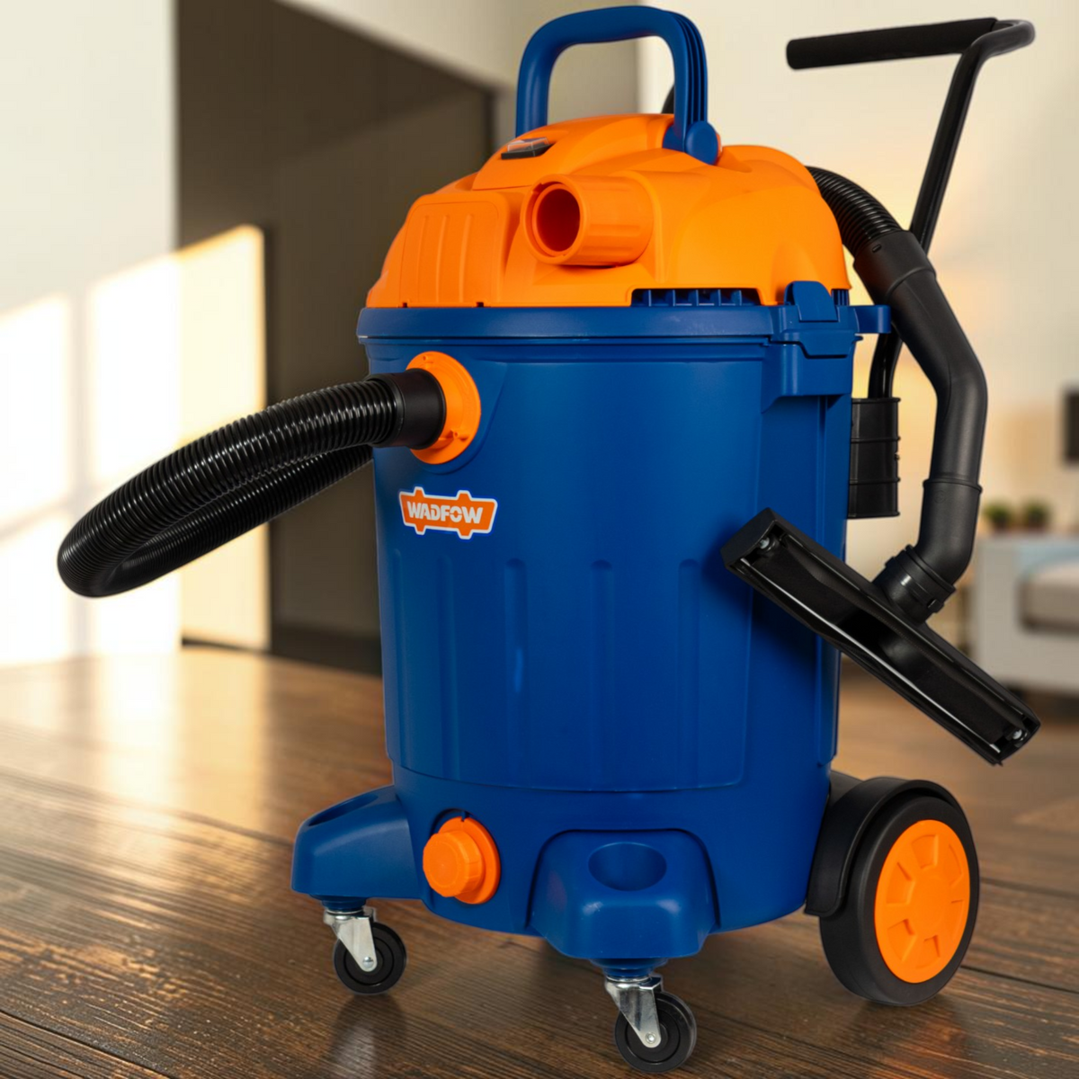 Aspiradora 1400w 60 Litros Seco Húmedo Wadfow