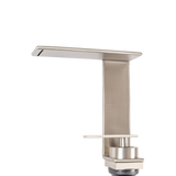 Llave Grifo Lavamanos Acero De Lujo Acero Cepillado Belt-g