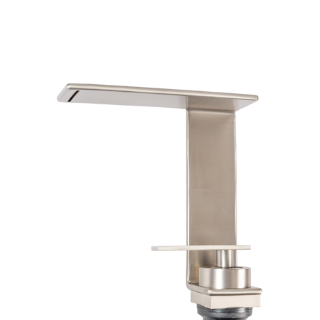 Llave Grifo Lavamanos Acero De Lujo Acero Cepillado Belt-g
