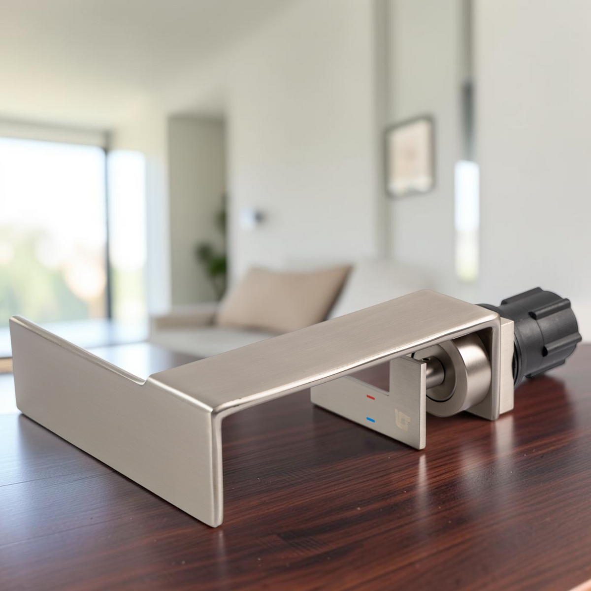 Llave Grifo Lavamanos Acero De Lujo Acero Cepillado Belt-g