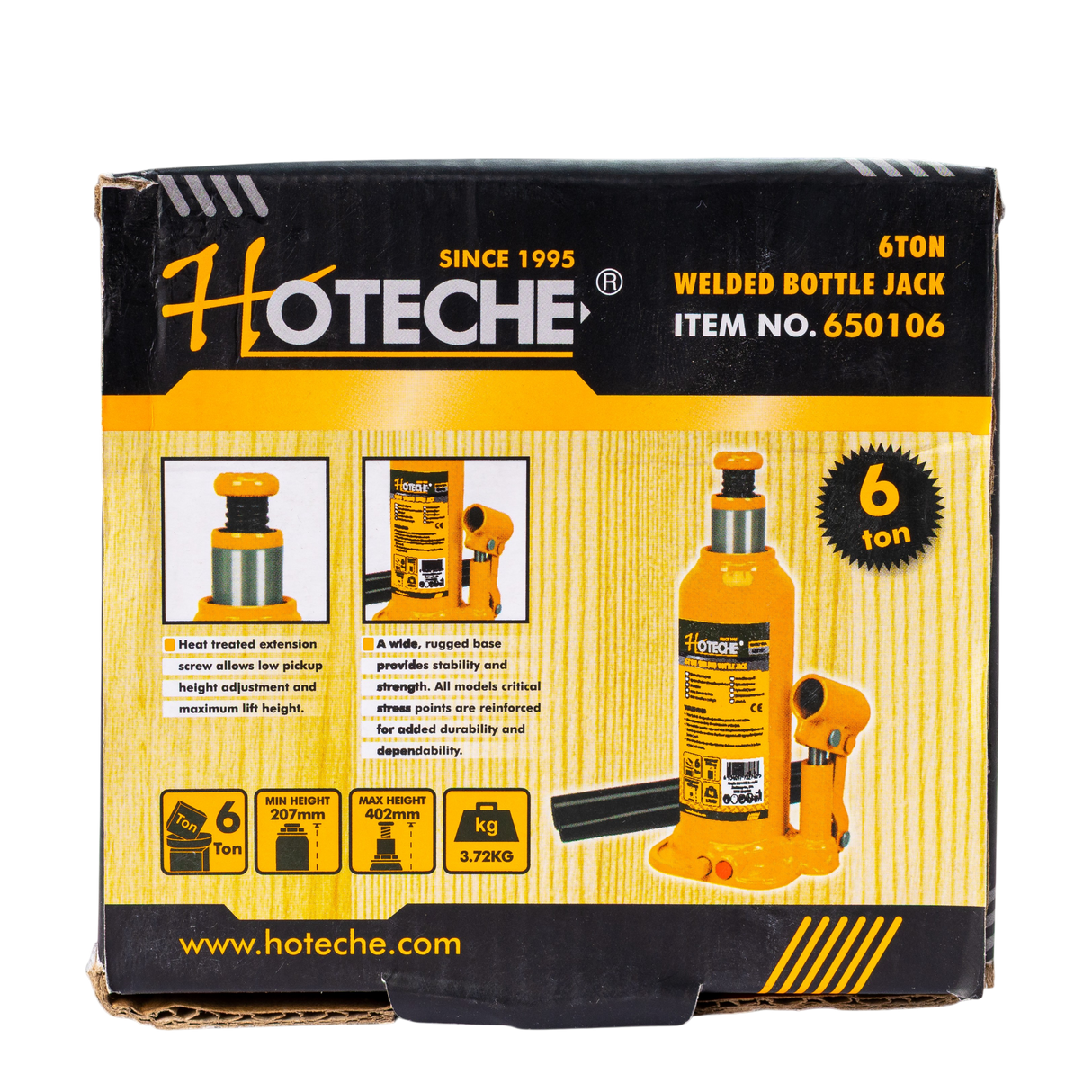 Gato Hidráulico De Botella 6 Toneladas Hoteche