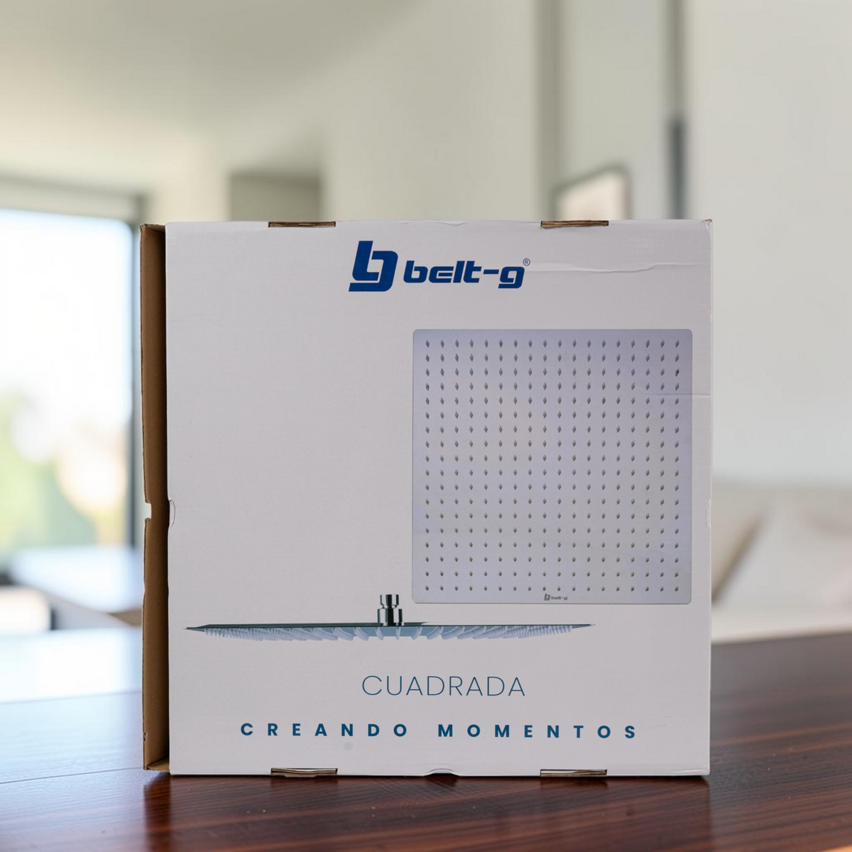 Regadera Cuadrada Anticalcárea 16 Ultra Plana Belt-g