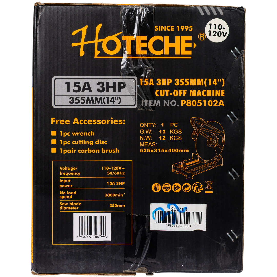 Tronzadora 14 Pulgadas 1800w Hoteche