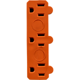 Adaptador/enchufe Multicontacto Triple Rectangular Troen
