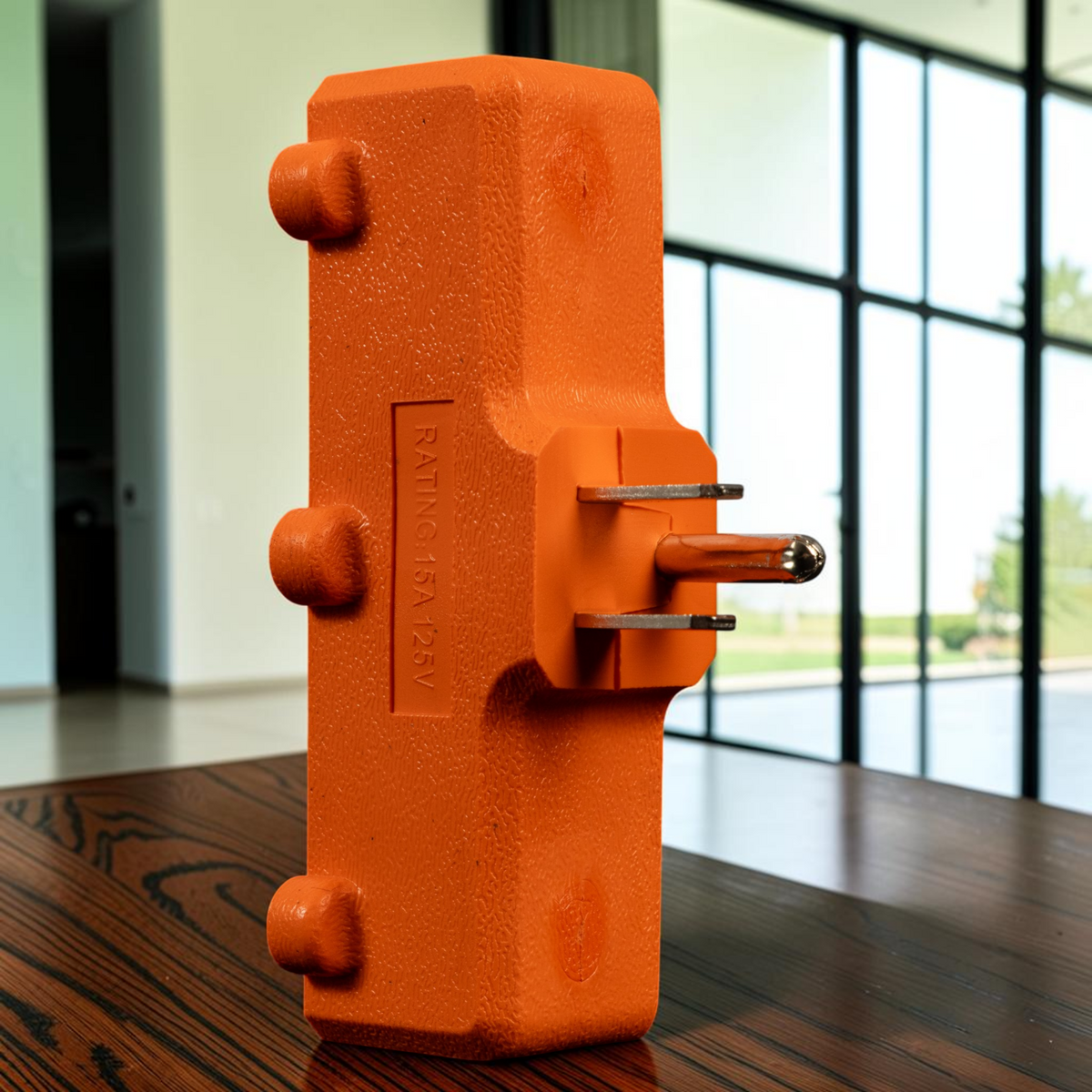 Adaptador/enchufe Multicontacto Triple Rectangular Troen