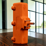 Adaptador/enchufe Multicontacto Triple Rectangular Troen