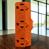 Adaptador/enchufe Multicontacto Triple Rectangular Troen