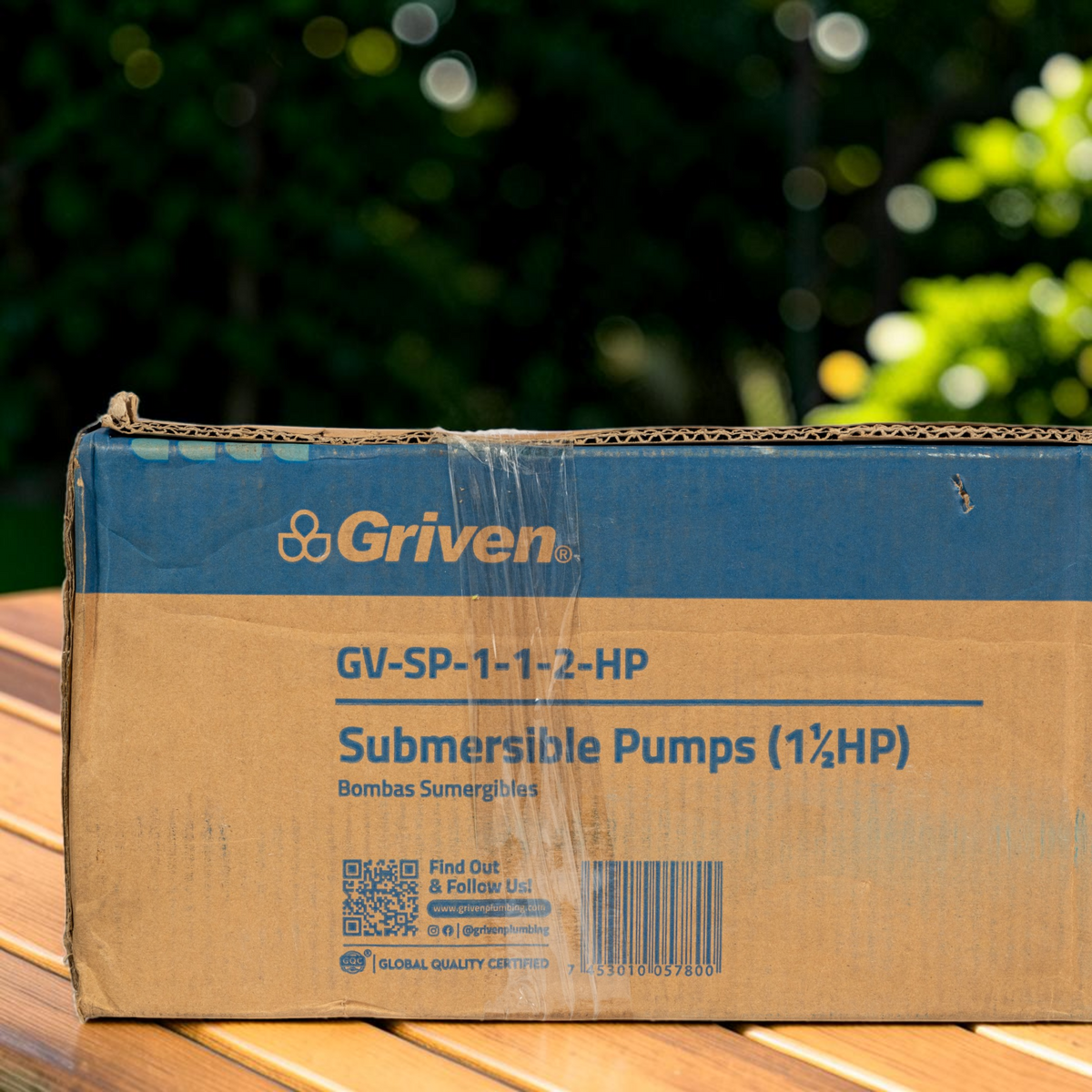 Bomba De Agua Sumergible 1-1/2hp 120v Griven