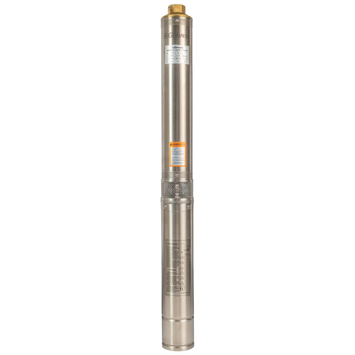 Bomba De Agua Sumergible 1-1/2hp 120v Griven