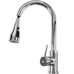 Grifo Llave Cocina Extensible Para Fregadero Cromado Belt-g