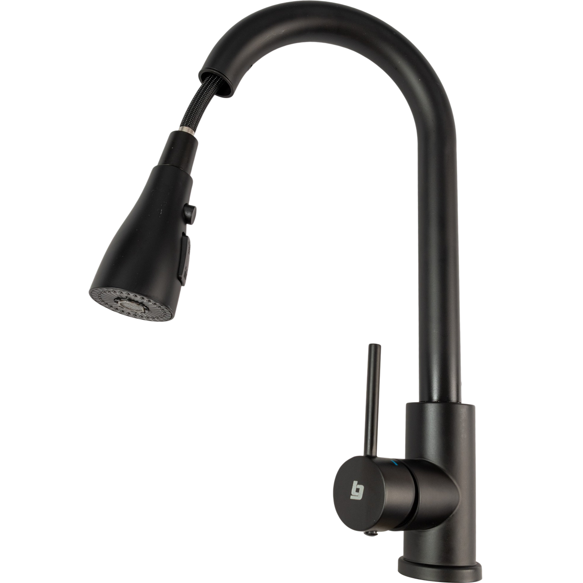 Grifo Llave Cocina Extensible Para Fregadero Negro Belt-g