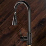 Grifo Llave Cocina Extensible Para Fregadero Negro Belt-g