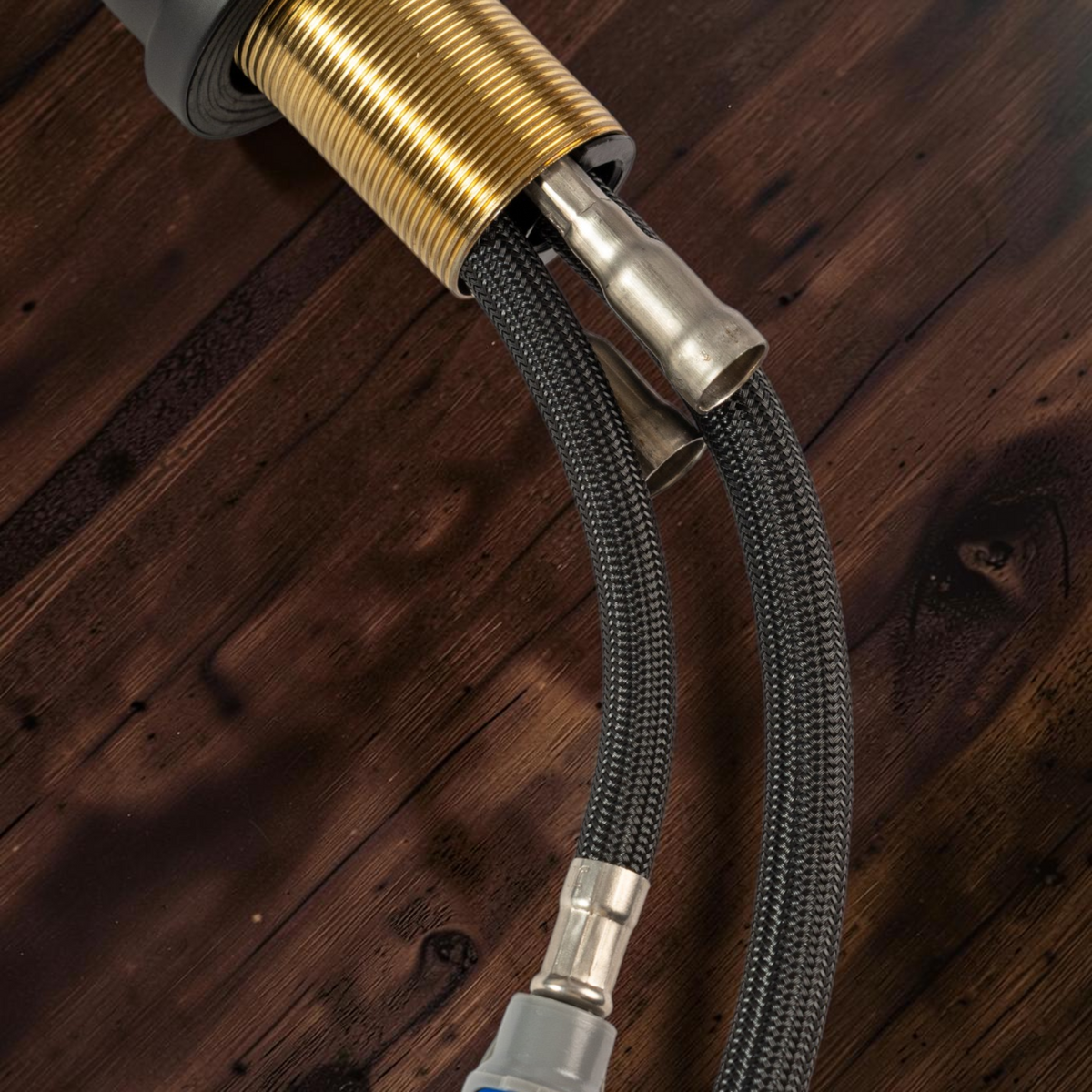 Grifo Llave Cocina Extensible Para Fregadero Negro Belt-g