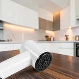 Ducha Telefono Plastico Blanco Manguera Acero Belt-g