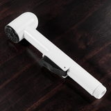 Ducha Telefono Plastico Blanco Manguera Acero Belt-g