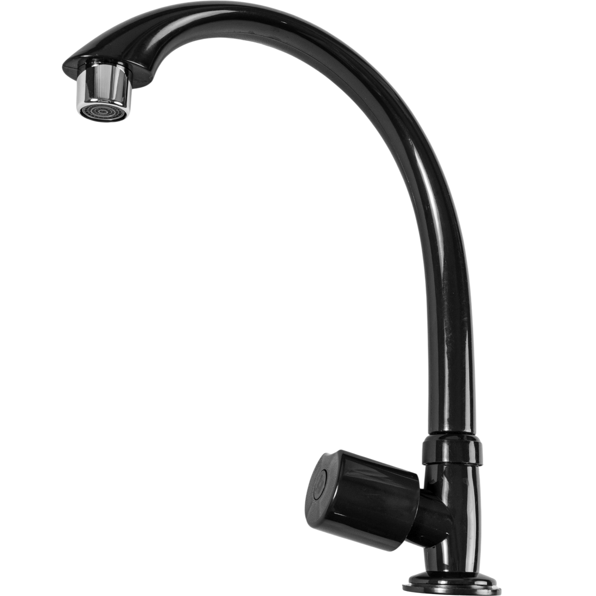 Llave De Grifo Lavaplatos Cuello Cisne Negro Belt-g