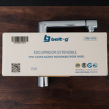 Escurridor Extensible Topo Acero Inoxidable Marrón Belt-g