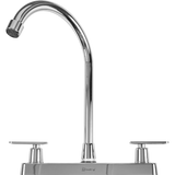 Llave De Grifo Lavaplatos Cuello Cisne Cromado Belt-g