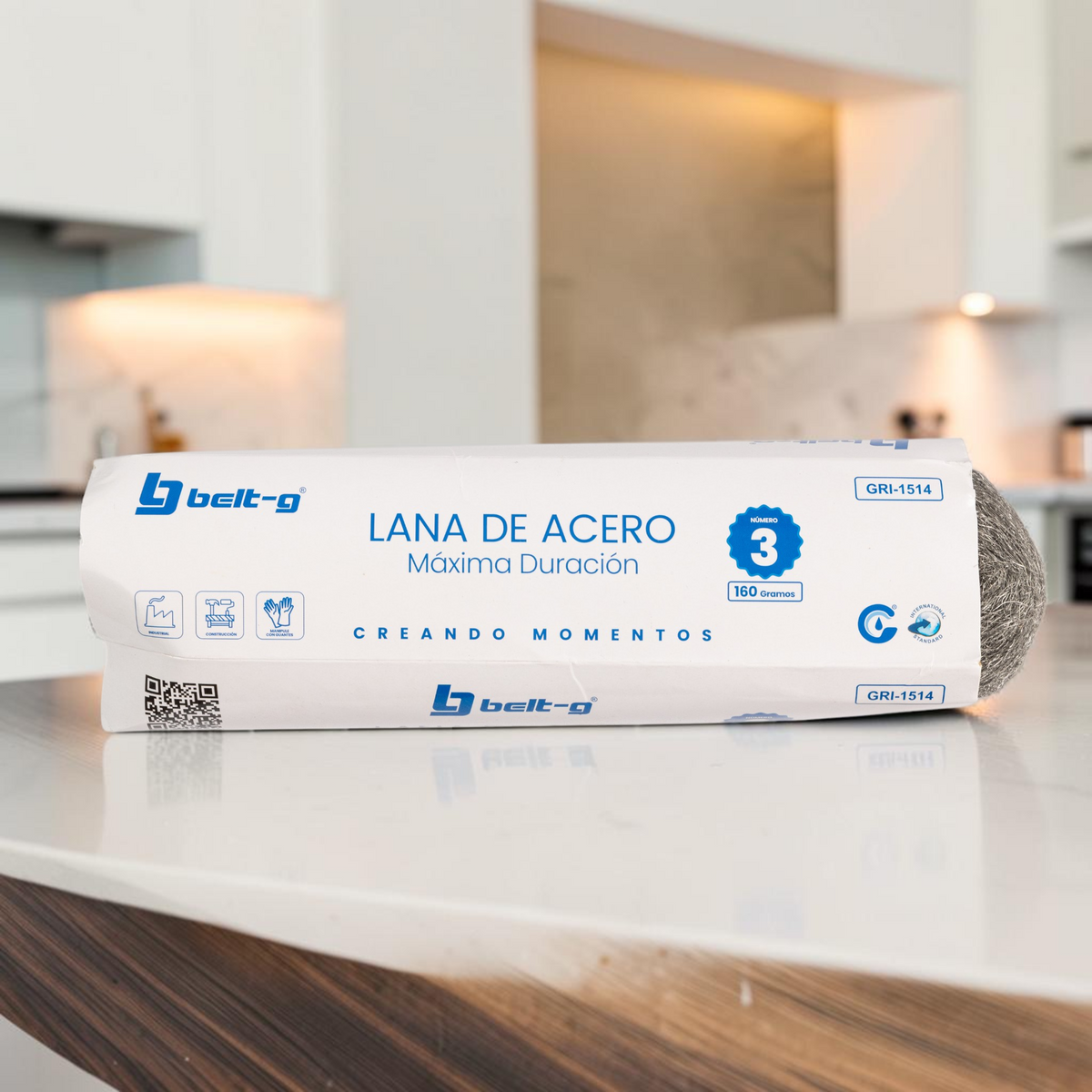 Lana De Acero, Número 3 Al 5 De 160 Gramos Belt-g