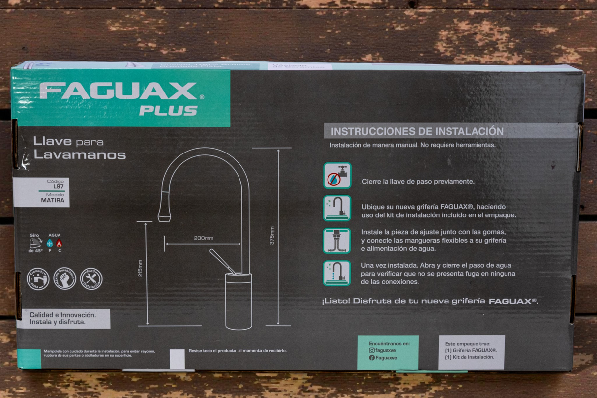 Llave Fregadero Lavaplatos Grifo Cocina Monomando Faguax