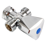 Llave De Arresto Cromada 1/2x1/2 Tipo Fp Belt-g
