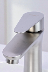 Llave Para Lavamanos De Lujo Acero Inoxidable Faguax