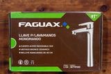 Llave Para Lavamanos Alto De Lujo Acero Inoxidable Faguax - GASKA