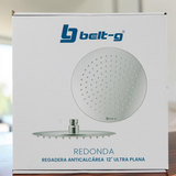 Regadera Redonda Anticalcárea 12 Ultra Plana Belt-g