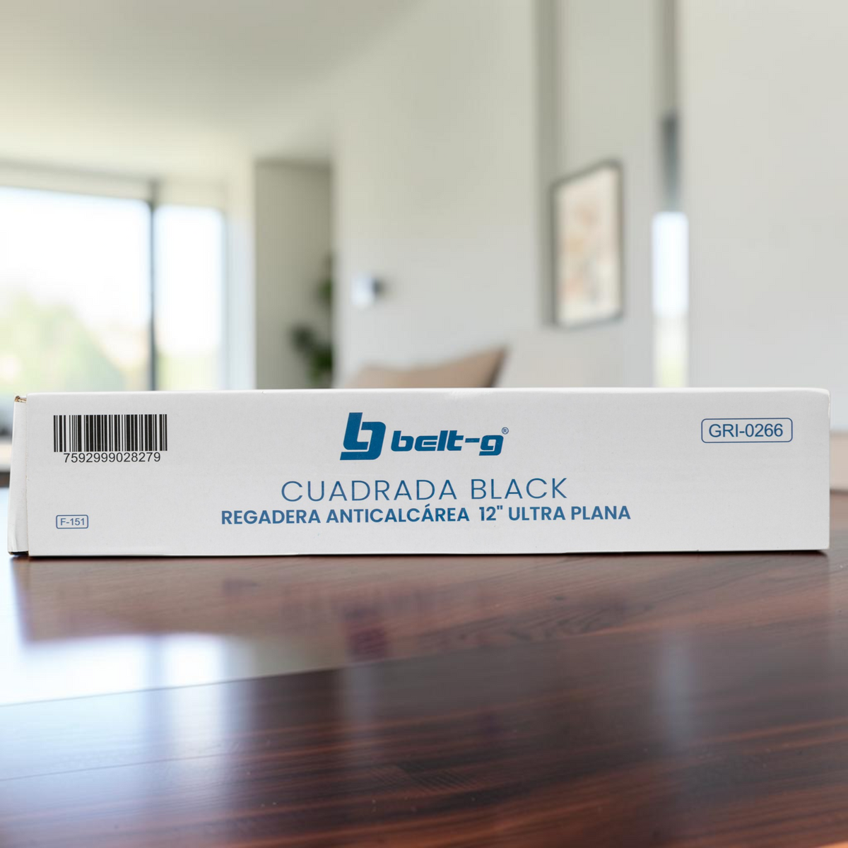 Regadera Cuadrada Anticalcárea 12 Ultra Plana Belt-g