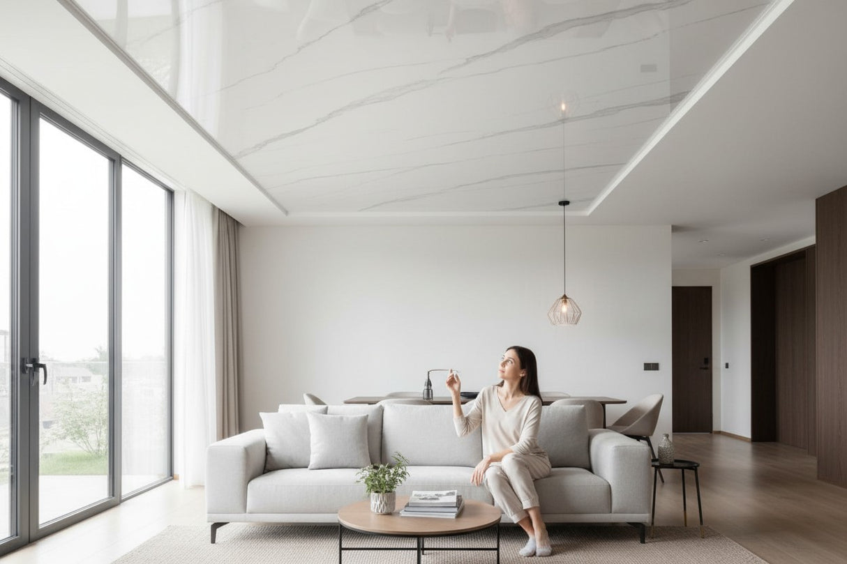 Lamina Techo Cielo Raso PVC 6Mts X 30mts X 8MM