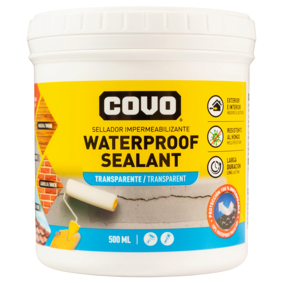 Sellador Impermeabilizante Techo Concreto Madera Covo