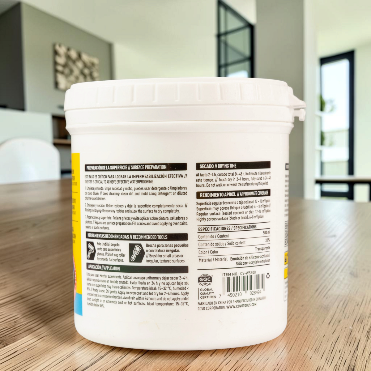 Sellador Impermeabilizante Techo Concreto Madera Covo