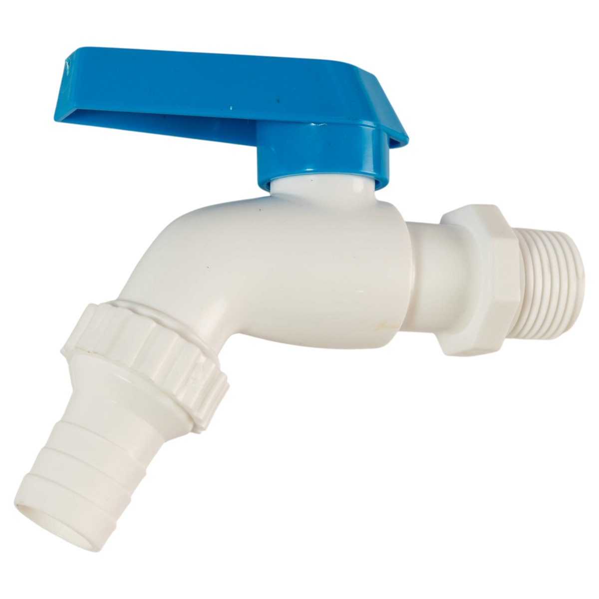 Llave Chorro Para Jardín Plástico 1/2 Blanco Griven