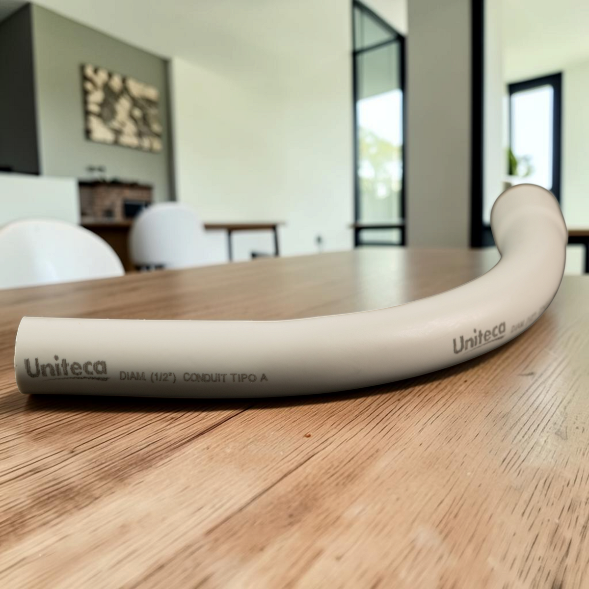 Curva Electricidad Conduit Pvc 1/2 90 Blanco Uniteca