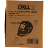 Careta Mascara Electronica Para Soldar 9-13 Exxel