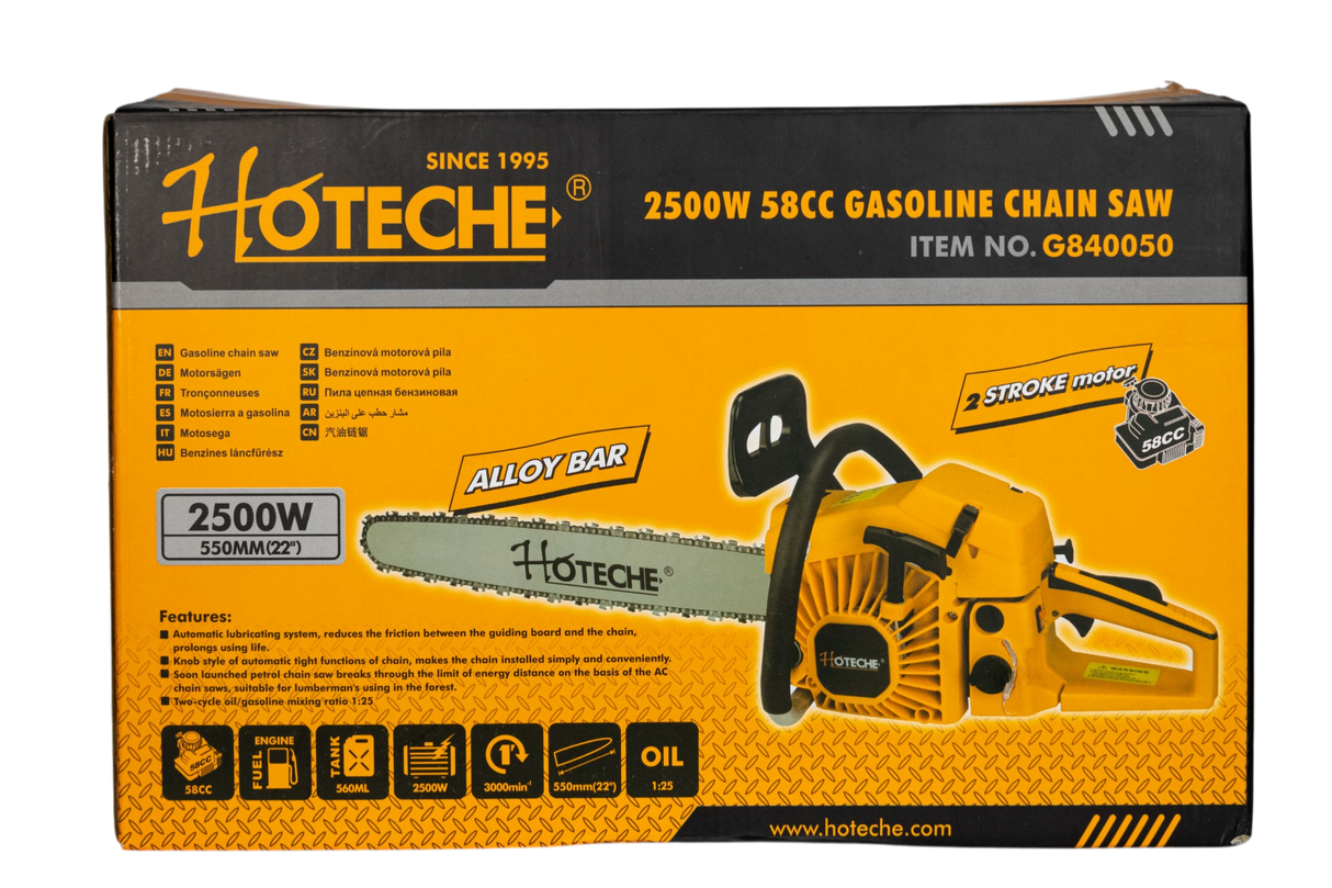 Motosierra Profesional 58cc Hoteche