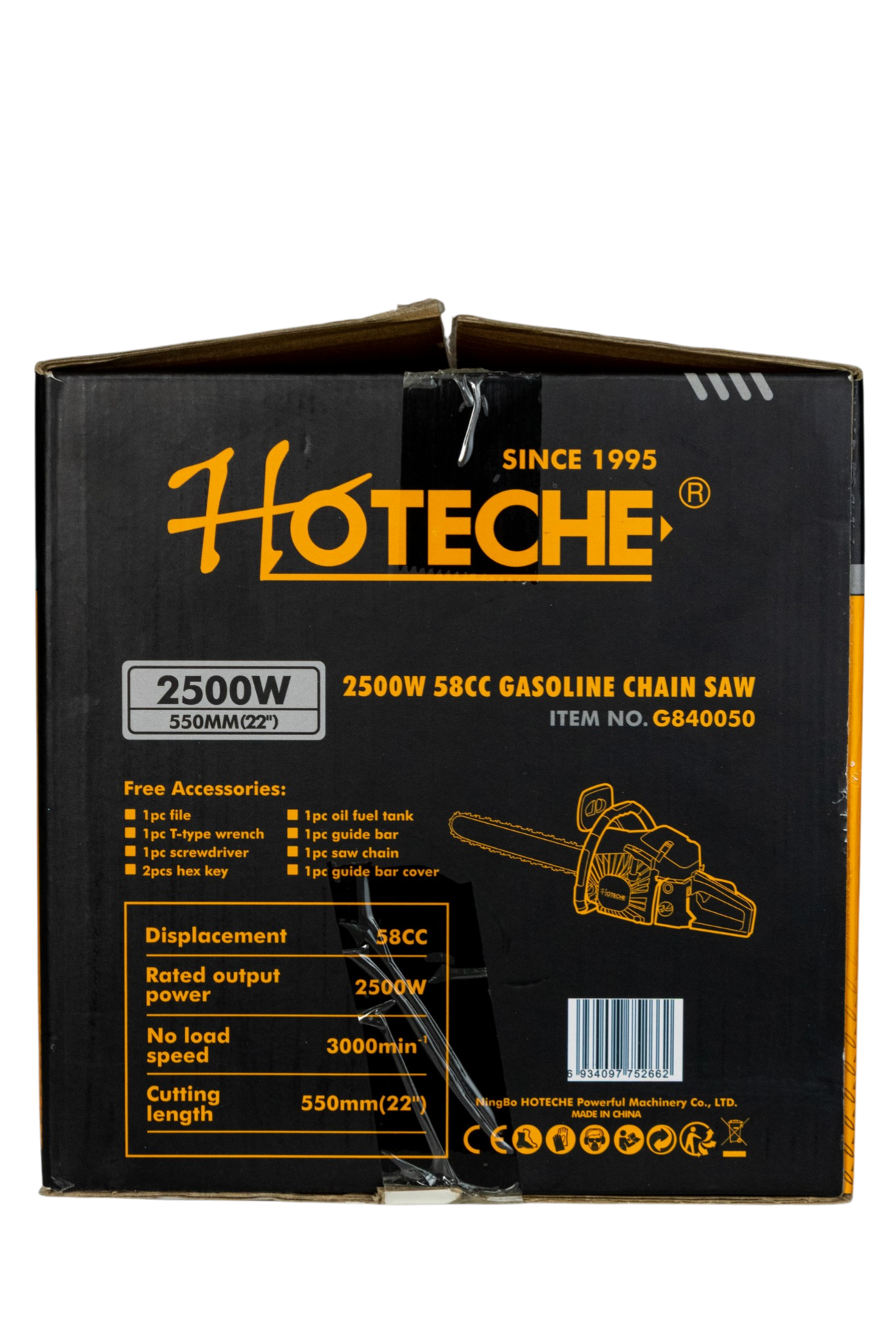 Motosierra Profesional 58cc Hoteche