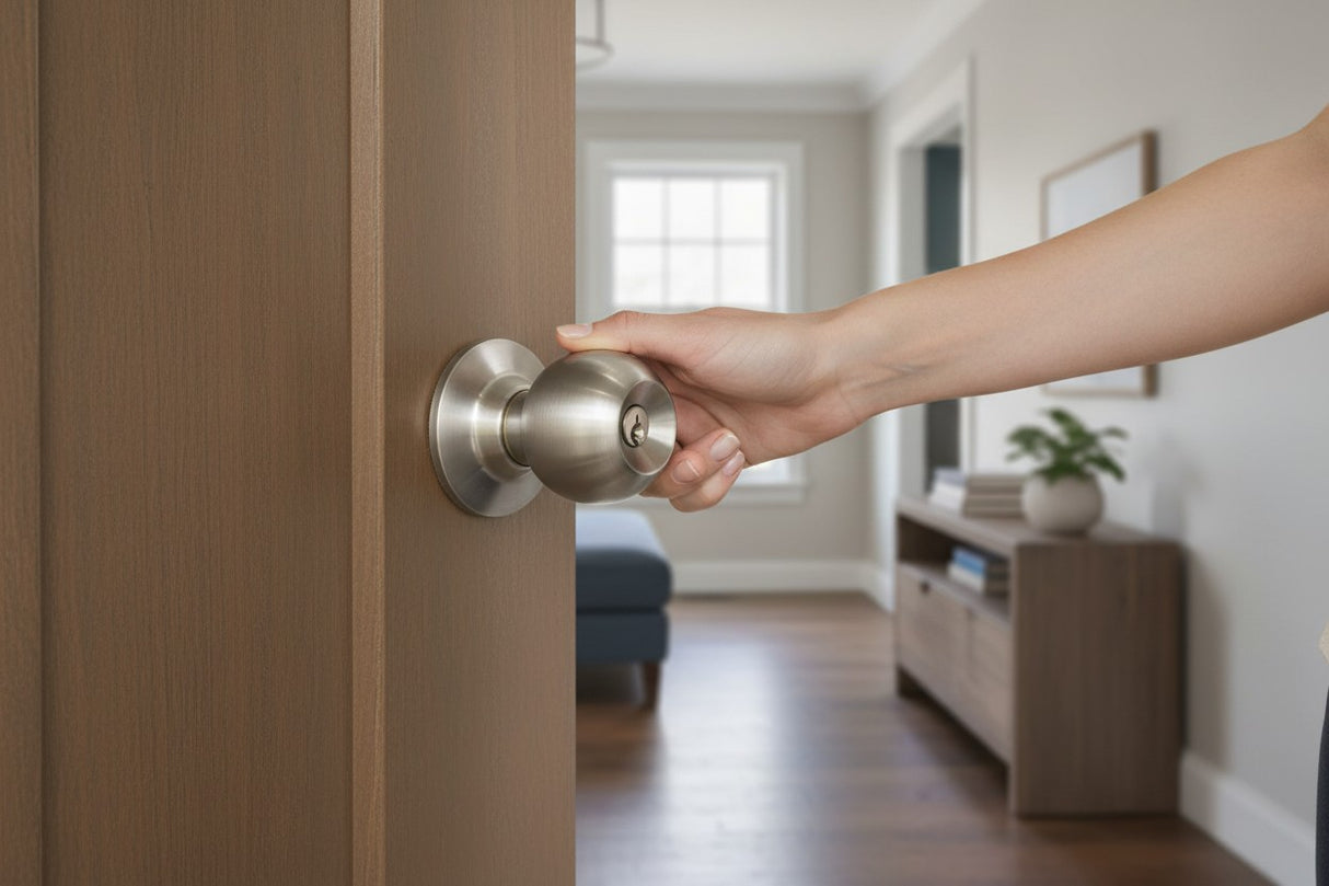 Cerradura De Pomo Puertas De Habitación Y Baño 3 Llaves Covo
