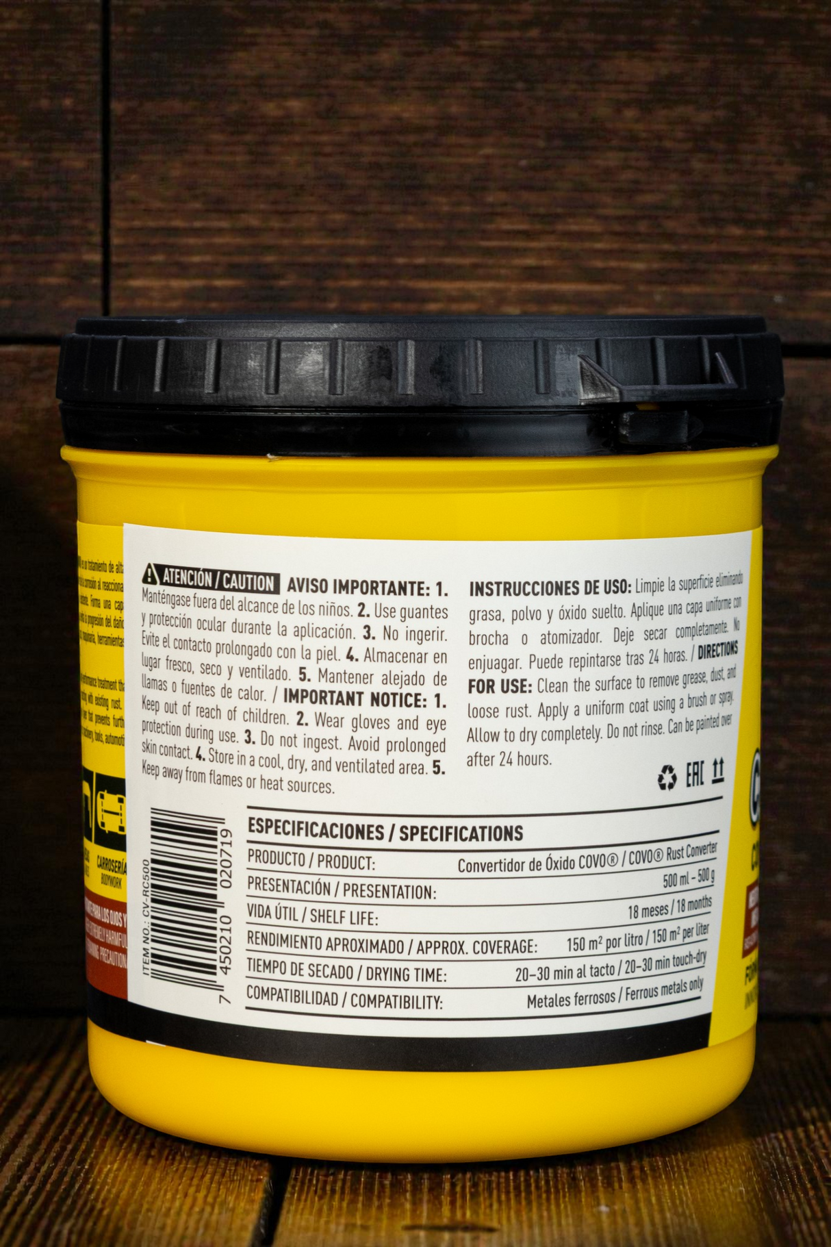Convertidor De Óxido 500ml Covo