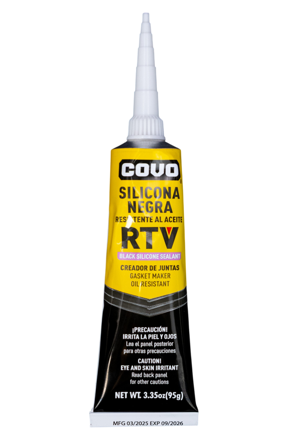 Creador De Juntas Silicón Sellador Negro 95ml Covo