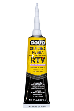 Creador De Juntas Silicón Sellador Negro 95ml Covo