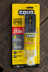 Adhesivo Pega Epóxica 2ton Pegatanque Transparente 25gr Covo