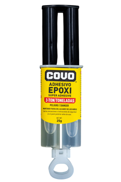 Adhesivo Pega Epóxica 2ton Pegatanque Transparente 25gr Covo