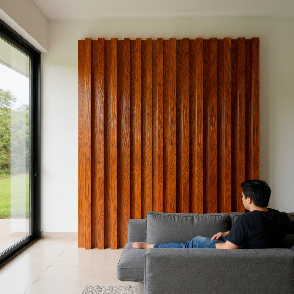 Wall Panel Acanalado Pvc 16cm X 2.9m Wpc